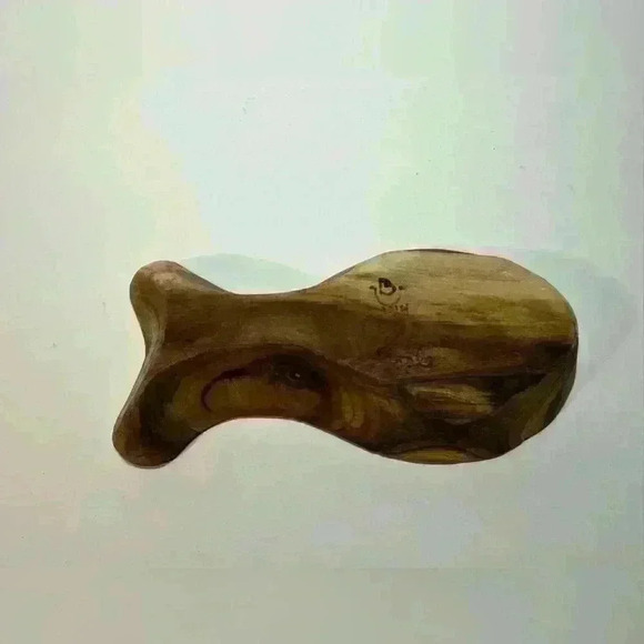 Handmade Solid Wood Fish Trinket Holder - Picture 5 of 7